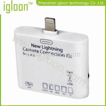Lightning 5 In 1 Card Reader For Ipad Mini &amp; Ipad 4 