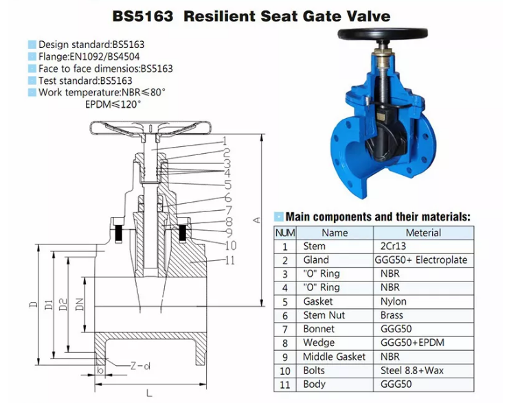 BS Gate Valve Data sheet1