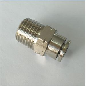 Air-Fluid Nickel-Plated Brass Straight Male  P.T.C Fittings