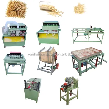 Semi-Automatic Wooden Toothpick Making Machine