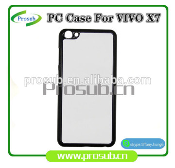 2d sublimation PC plastic blank smartphone case cover for Prosub-VIVO X7