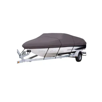 High Quality Lightweight 600D Full Size Motorboat Boat Cover