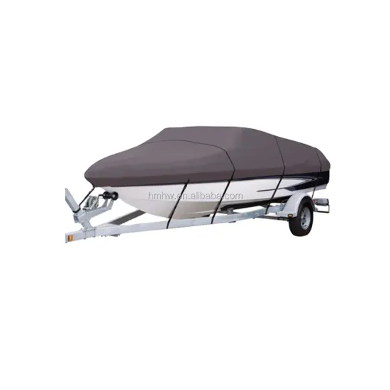 High Quality Lightweight 600D Full Size Motorboat Boat Cover