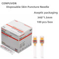 Conpuvon disposable skin prick needle 31G4mm 34G1.5 /4MM