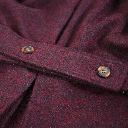 Unique Design coat men wool fashion double-breasted wool coat for men winter long jacket overcoat men winter coat