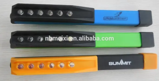 6 LED battery operated pen/pocket light