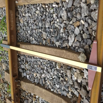 Railway track square ruler for checking the right Angle dislocation of railway
