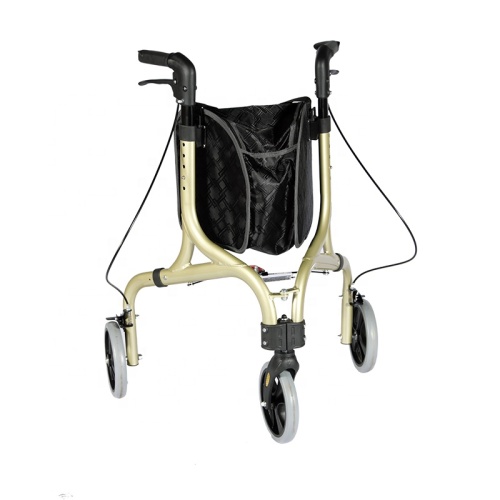 3 ruedas Rollator Rolling Walker con bolsa de compras