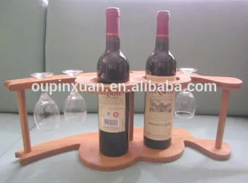 2 in 1multifunctional wine bottle and wine glass holder & storage rack
