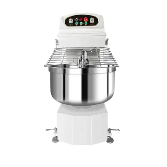 Dual Rotating Dough Kneading Machine with Food-Grade Stainless Steel Bowl Baking Equipment for Restaurant Pizzeria Dough Mixer