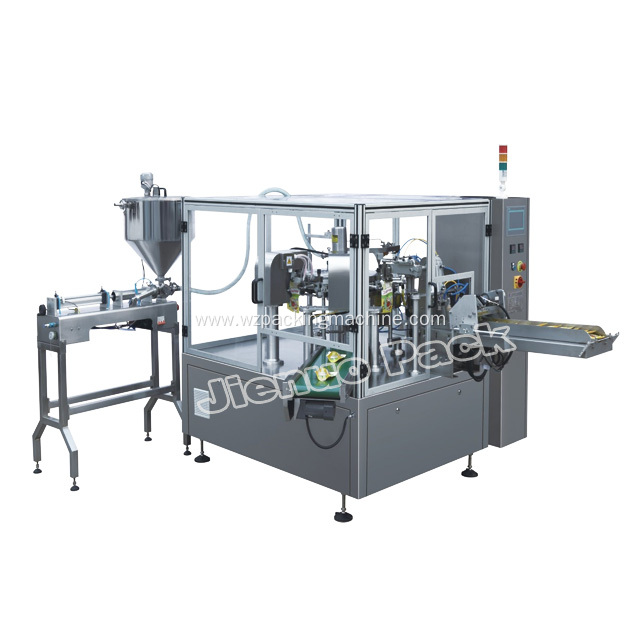 GD8-200B Automatic Liquid Pouch Filling Packing Doypack Machine
