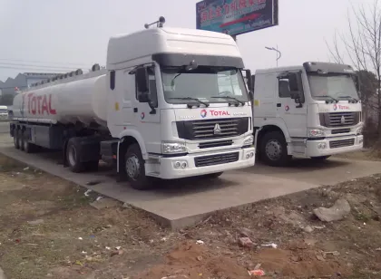 3 axle ADR fuel tank semi-trailer design for TOTAL group
