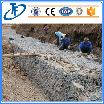 cesta soldada del gabion, red de alambre hexagonal militar