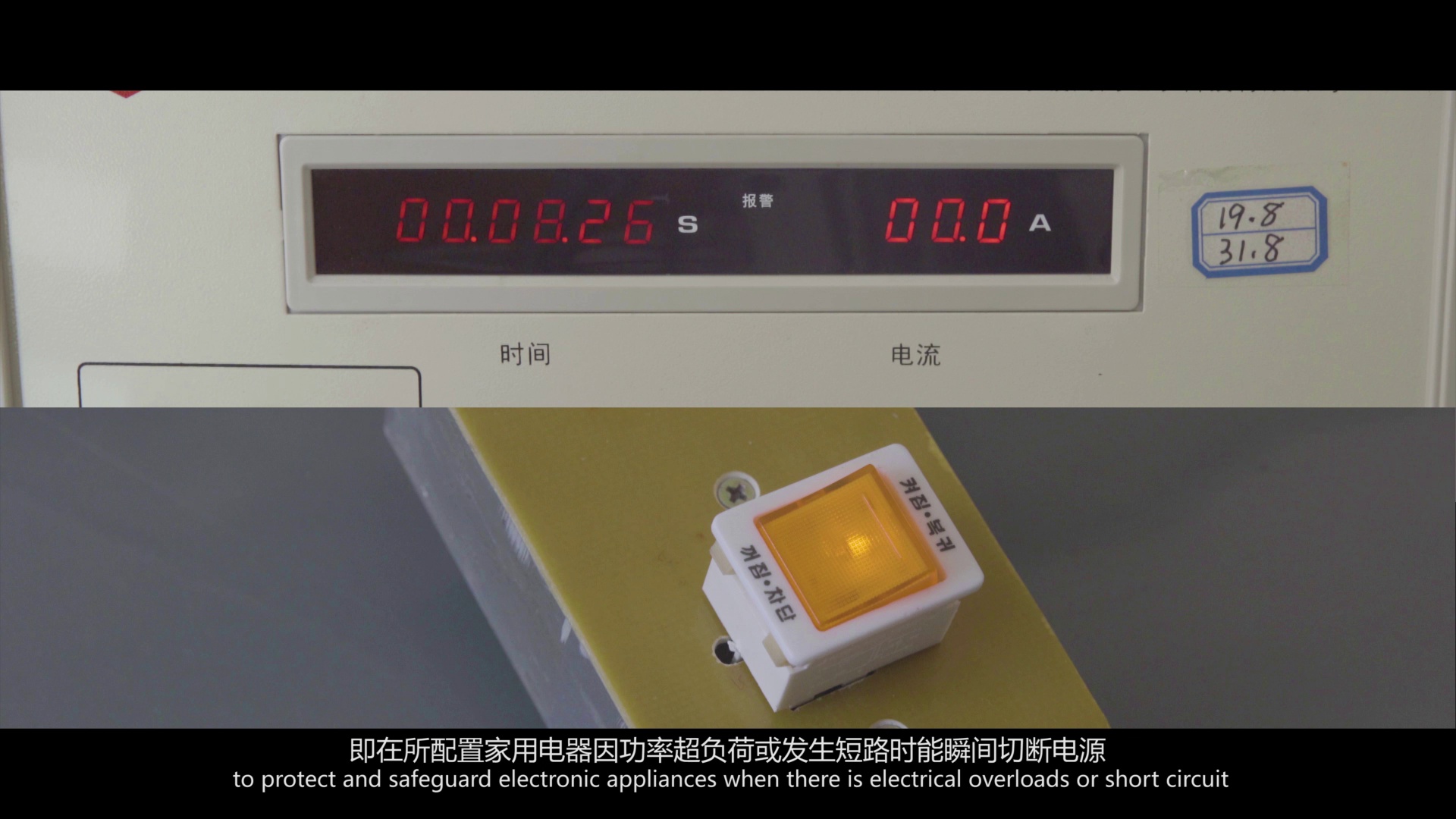 Rocker Switch type of Circuit Breaker Single-Pole