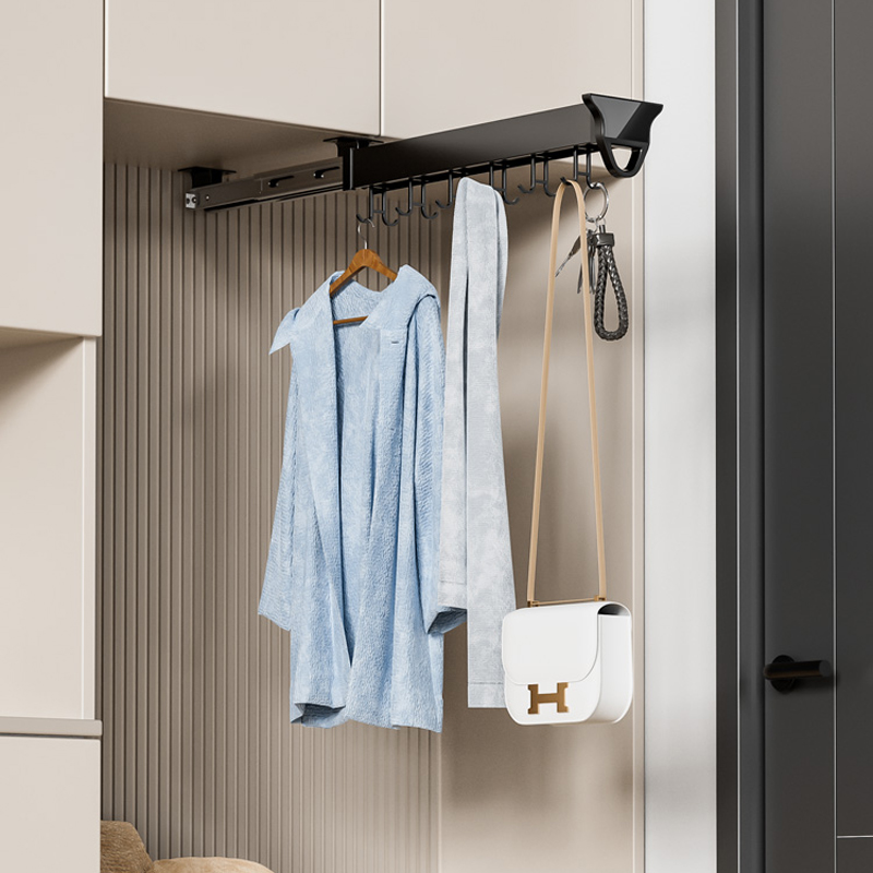 pull out clothes rod