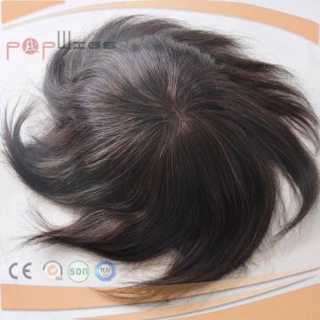 Dark Brown Full Human Hair Piece for Men