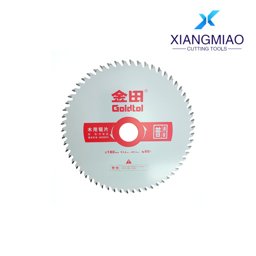 شفرة منشار النجارة جولدتول المتينة 180 ملم 60 تي