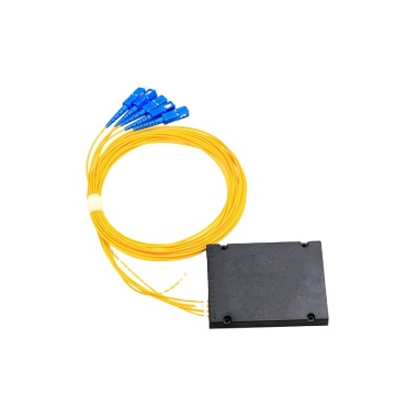 Factory Price FTTH ABS Box Cassette LC UPC 1x8 Fiber Optical PLC Splitter