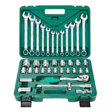 Srunv 108 Piece Household and Automotive Tool Set with Socket and Torque Wrench