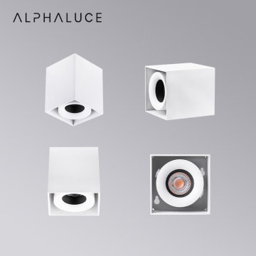 Lamparas de Techo: New Design Square Dali Light réglable