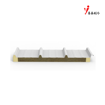 Kantenversiegeltes Polyurethan-Dachpaneel aus Steinwolle