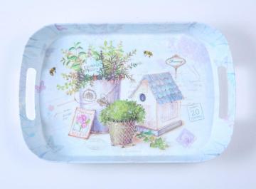 New design deep serving melamine tray
