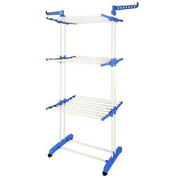 3 Layer Baby Clothes and Towel Display Rack with Storage