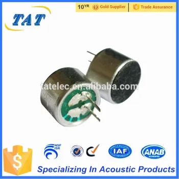 TAT 3V 9.7*6.7mm pins type USB condenser microphone