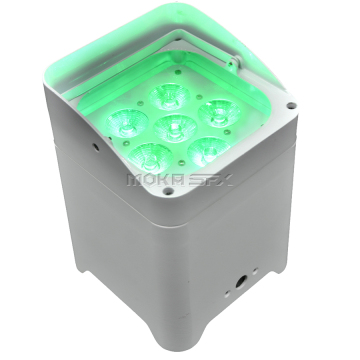 6 Units Flightcase LED PAR Light 6x18w Battery PAR Light US Warehouse MOKA SFX