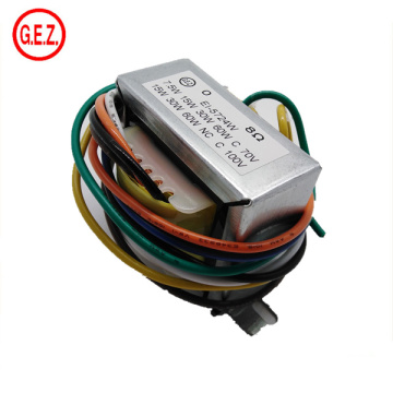 EI66 75V 100V 6 ohm Transformateur audio