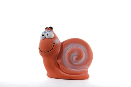 Latex Snail Squeaky Dog Toy