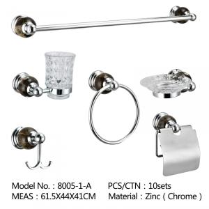 Quảng trường thiết kế mới Chrome với bộ phụ kiện phòng tắm bằng chất liệu kẽm