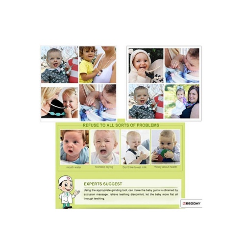 BPA gratis bloem siliconen kralen armband voor baby / meisjes