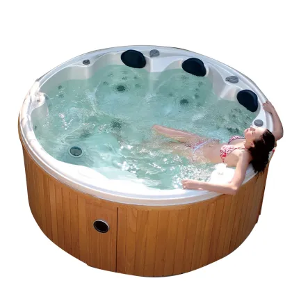 Wooden Barrel Whirlpool Spa with Massage - Price Included
