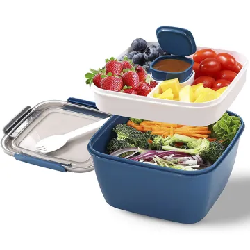  Microwave-Safe, 5-Compartment, Cute Bento Lunch Box for Kids - BPA-Free