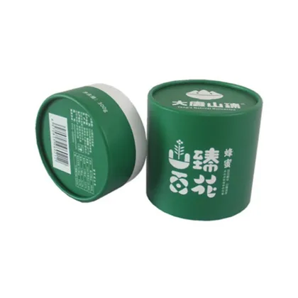 Food Grade Kraft Honey Tube Packaging Paper Tube for Health Supplement Jars