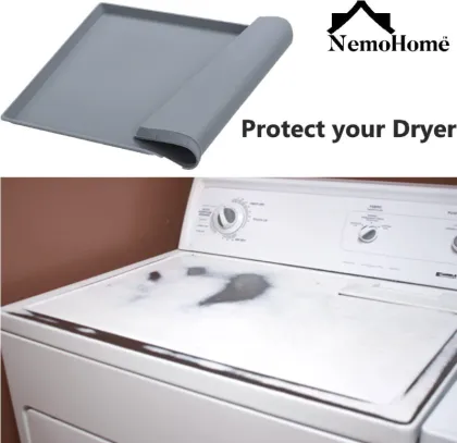 Silicone Washing Machine & Dryer Protection Pad: Waterproof, Dustproof, and Sunscreen