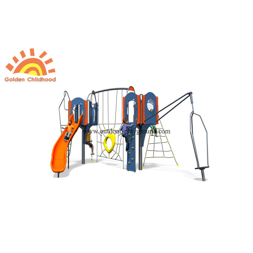 Outdoor HPL Plastic Tube Slide Playground Structure