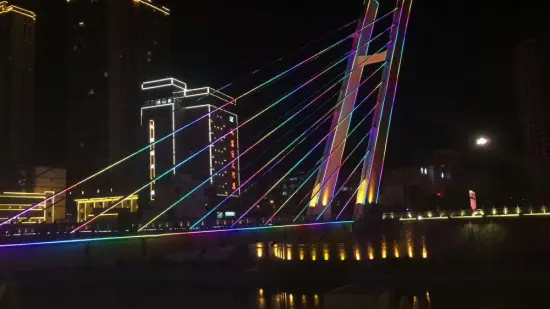 outdoor Bridge cable linear fitting lights