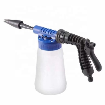 1L auto wassen schuim kanon met plastic schuimgenerator en waterpistool
