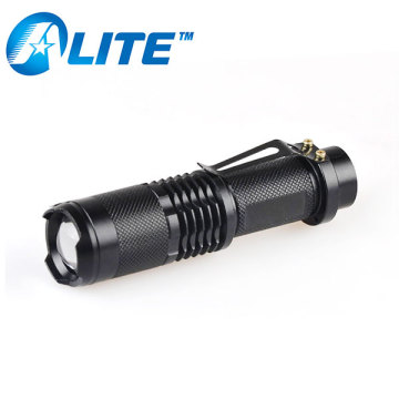SK98 XM-L T6 LED 2000lm Zoom 5 Modes Waterproof Mini Flashlight
