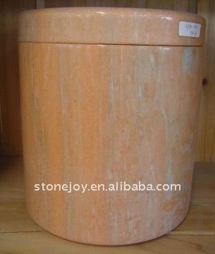 Red Marble Urns