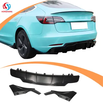 Vorsteiner Style Carbon Fiber Rear Diffuser for Tesla Model 3 (2019-2021)
