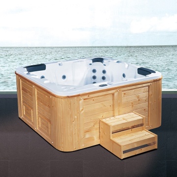 5 Person Outdoor Rectangle Hot Tub Spa