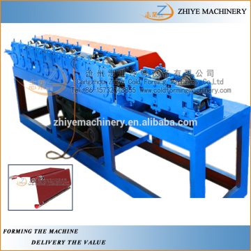 ZHIYE steel slatted roller shutter doors cold forming machine