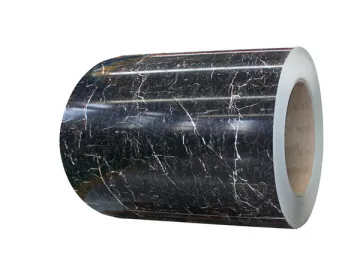 Marble precoated skin plate