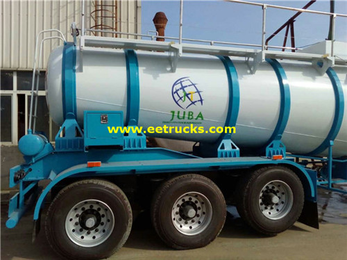 Sabuwar Tri-Axle 21000 Sigffuric acid trailers
