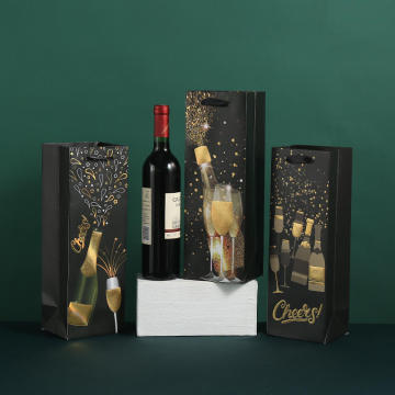 Подарочные пакеты с целым бумажным вином для упаковки