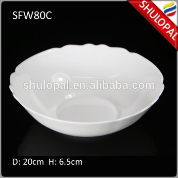 Heat resistant opal glass dinnerware opal white glass dinnerware