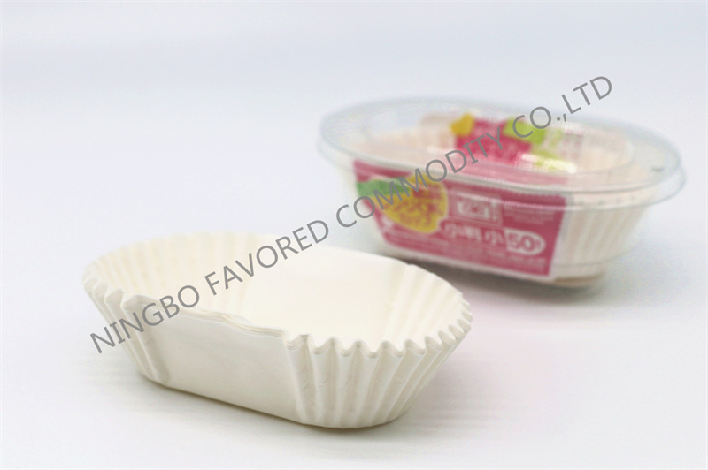 Small size oval silicone paper cup liner